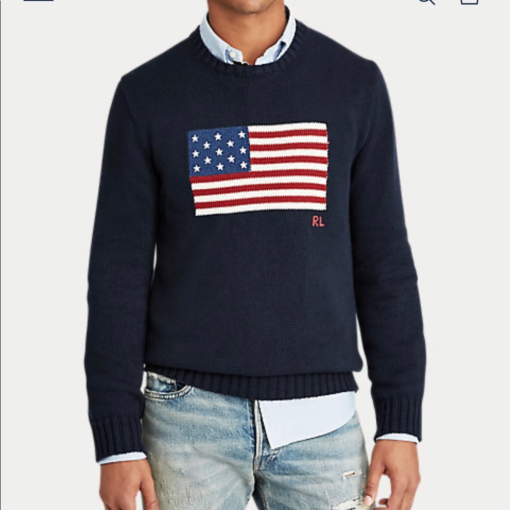 “The Iconic Flag Sweater” American Flag